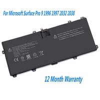 Batterie DYNM04 MQ20 46,52 Wh pour Microsoft Surface Pro 9 1996 1997 2038 CE RoHS Vente en gros Haute capacité Grade A