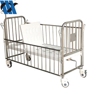 BDB01 однофункциональная педиатрическая кровать из нержавеющей стали с каркасом для детской больничной медицинской койки - Product Image 6