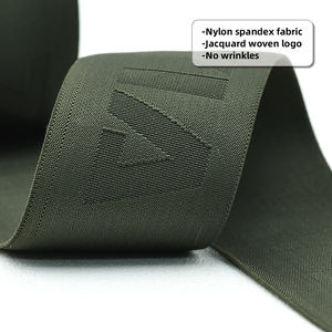 Fascia elastica elasticizzata personalizzata morbida e resistente in vita per abbigliamento intimo abbigliamento sportivo per cucire accessori - Product Image 3