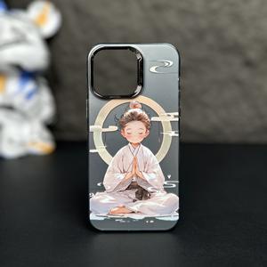 Funda para teléfono móvil Buddha Girls 15Pro Color plata IPhone14 Trendy Animation Spell 13 Protective 2 - Product Image 6