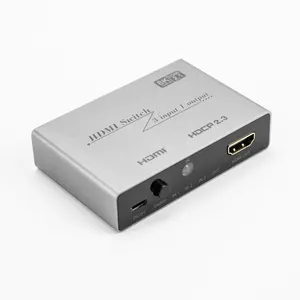 IR 원격 제어 8K HDMI 스위치 3 in 1 out 2.1 버전 지원 8K @ 60Hz