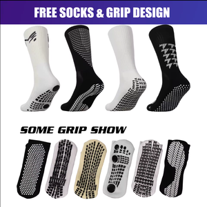 फैक्टरी बिक्री पुरुषों फुटबॉल पकड़ सॉक कस्टम क्रॉस पैटर्न पकड़ मध्य ट्यूब विरोधी पर्ची फुटबॉल सॉक कस्टम लोगो - Product Image 6