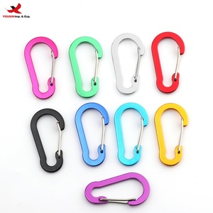 Mousqueton de montagne en alliage d'aluminium durable pour sac à dos, avec suspension de bouilloire, à ressort compressé, pour extérieur, RTS, commande mixte en vrac - Product Image 1