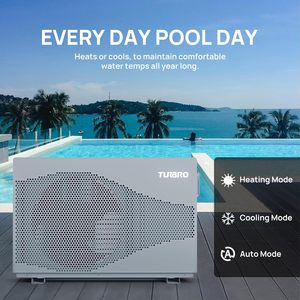 Pompe à chaleur pour piscine TURBRO 33000 BTU Inverter avec contrôle WiFi 220-240V pour piscines hors sol - Product Image 2