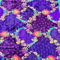 Tissu imprimé ethnique pour vêtements féminins, idéal pour la confection de robes d'été et de vêtements féminins