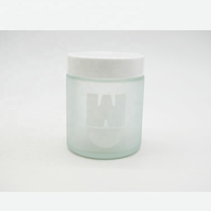 Bocaux en verre dépoli tendance avec couvercles en plastique sécurisés – Vente en gros pour crèmes alimentaires, épices – Rangement élégant pour la cuisine - Product Image 3