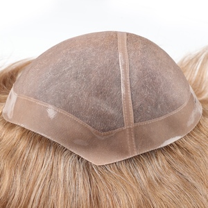 Customized <b>Toupee</b> Mono Base Men Hair System - Product Image 3