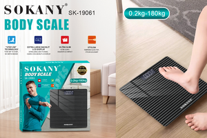 Báscula Digital Inteligente Bluetooth Sokany, Nueva, con Función de IMC, Báscula Electrónica para Baño, 180 kg - Product Image 2