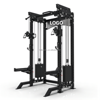 Équipement de musculation multifonctionnel, machine à croisement de câbles, rack de musculation Smith
