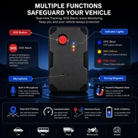 Traceur GPS magnétique 4G WD300 pour bus et véhicules de transport de passagers avec carte SIM mondiale