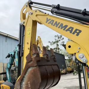 Miniexcavadora Yanmar VIO17 Usada Original de Japón, 1.7 Toneladas, Orugas Retráctiles, Excavadora de Cola Cero con Martillo Hidráulico y Tubería - Product Image 3