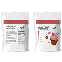 Edulcorante Natural de Fruta del Monje Sin Calorías, Marca MISAL, 25 kg/bolsa, Mogroside V y Eritritol, 3 Años de Duración, Suministro Directo de Fábrica China