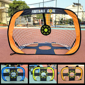 But de football portable 2-en-1 personnalisé avec logo, pliable facilement, équipement d'entraînement extérieur pour terrains – Vente en gros - Product Image 6
