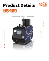 HS-169 Applicateur de colle thermofusible haute précision, machine à coller automatique pour le bois, l'impression, la reliure de livres et l'équipement de post-presse