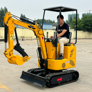 Excavadora pequeña Miniexcavadora sobre orugas Briggs & <span class=keywords><strong>Stratton</strong></span>/YANMAR/KUBOTA Excavadora de motor - Product Image 1