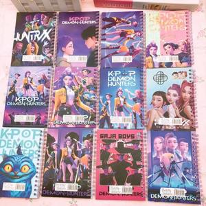 Carnet Kpop Demon Hunters, promotionnel, dessin animé Huntrix, <span class=keywords><strong>livre</strong></span> en papier, usage quotidien et scolaire, étudiants, enfants - Product Image 1