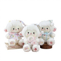 Peluche Mouton Confortable et Adorable en Pyjama, Plusieurs Types d'Agneaux en Peluche, Compagnon Animal pour Enfants, Vente en Gros et au Détail, Décoration Maison
