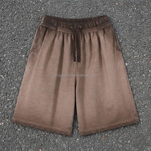 Shorts de sport pour hommes en coton 100% avec cordon de serrage à la taille, shorts de sport personnalisés pour hommes - Product Image 3