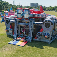 Nouveauté avion à air personnalisé château gonflable fusée gonflable château rebondissant gonflable extérieur Commercial