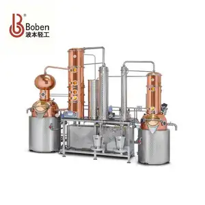 Best Selling Customized Copper Pot Still Moonshine Distiller Home 250l Distillery Equipment