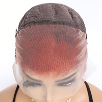 Oferta Especial # Pelucas Bob Rectas de Encaje Frontal Naranja Jengibre 350, 100% Cabello Humano Pre-Arrancado, Peluca Bob Lisa y Suave 13x4