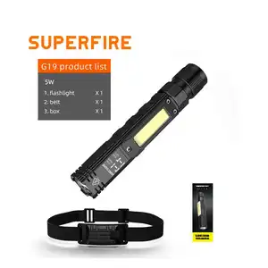 Torcia multifunzione a led cob torcia a led torcia a 90 gradi rotante torcia da lavoro ricaricabile per la riparazione dell'auto