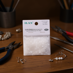 Il <b>Earring</b> <b>Backs</b> 3x4mm 200pcs For Jewelry Making - Product Image 2