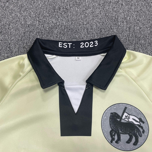 Maillot de football personnalisé à col polo, sublimé, rétro, pour équipe - Product Image 6
