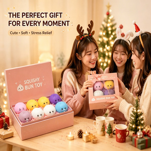 Expression Blowing Bubble Dumpling Squishy pour les distributeurs, les centres de divertissement, les cadeaux de marque, les marques privées, OEM, ODM, vente en gros en vrac - Product Image 3