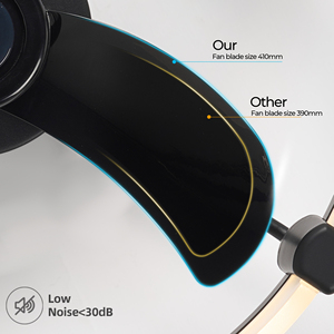 UL Certified <strong>Ceiling</strong> <strong>Fan</strong> Light with <strong>Remote</strong> App <strong>Control</strong> Low Profile Smart <strong>LED</strong> <strong>Fan</strong> for Bedroom Living Room US EU Market Use - Product Image 5