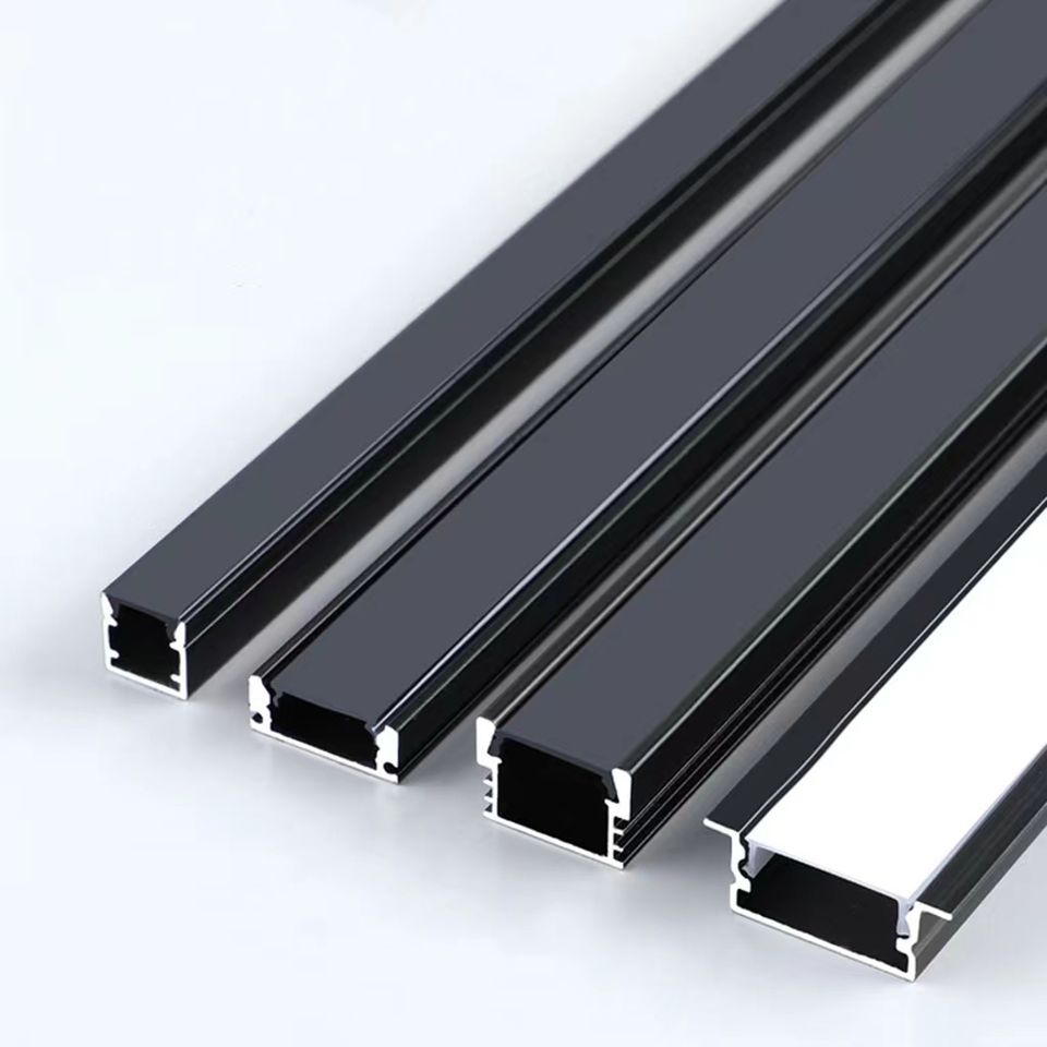 Factory Lighting Diffuse 1M 2M 3M Factory Anodized Diffuse Extrusion Lighting Strips Slim ...