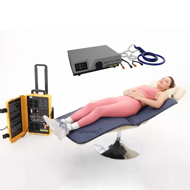 Máquina de terapia PEMF de alta potência, dispositivo de terapia magnética PMST, melhora a faixa de movimento do seu corpo, aumenta a resistência