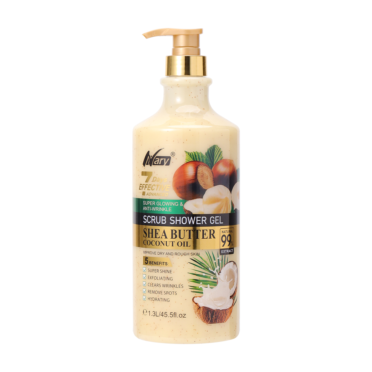 Shea butter coconut oil body wash