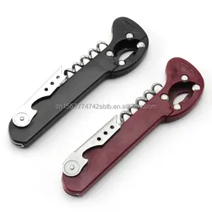 New Arrival No Blade 3 in 1 Multi Use Compact Houseables Boomerang Wine Opener for Servers Restaurant Open Bottles Beer