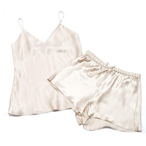 Pigiami di seta per Le Donne <span class=keywords><strong>Sexy</strong></span> Della Biancheria del Raso Degli Indumenti Da Notte Cami Bicchierini Degli Indumenti Da Notte Set Indumenti Da Letto - Product Image 6