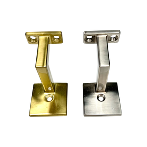 Trong nhà cầu thang satin nickle satin đen kim loại lan can Chân đế cho gỗ - Product Image 4