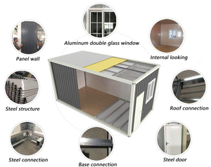 Casa Container Modulare Prefabbricata, Cabina, Chiosco, Ristorante, Casa Piccola Smontabile, <span class=keywords><strong>Casetta</strong></span>, Tiny Home - Product Image 5