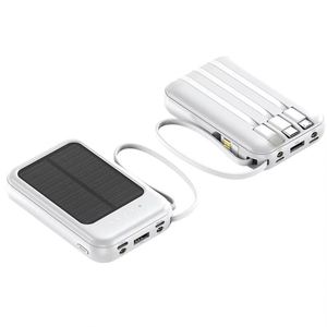 Family Design Oem Power Bank 10000Mah Solar Panel Charger Li-Polymer 10W Super Fast Charging Portable Outdoor Micro Usb - Product Image 1