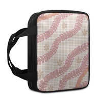 Produits en gros Personnalisé Hawaii Puakenikeni Hibiscus Design Luxe Fermeture Éclair Polyester Sacs à main Bible pour Femmes