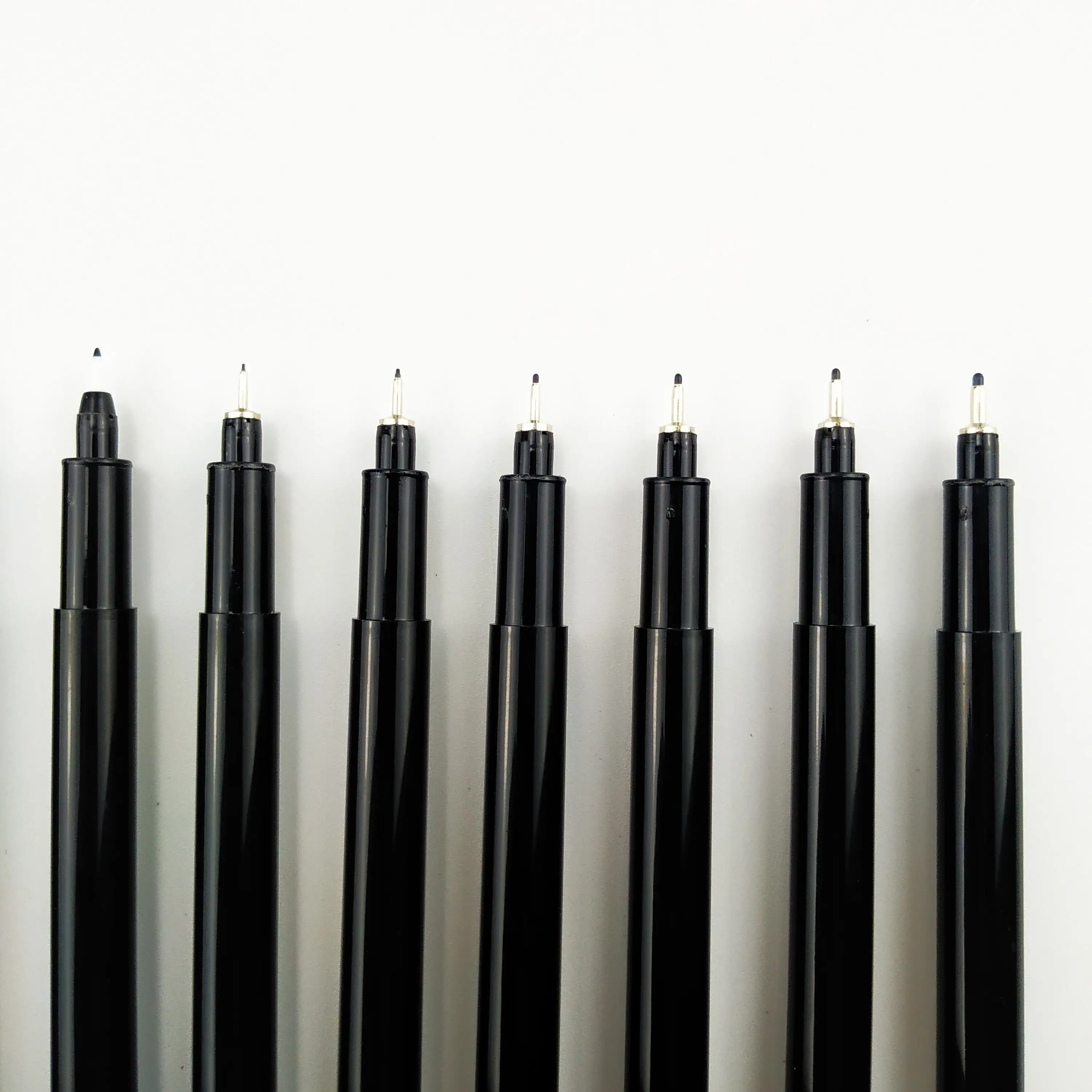 مجموعة أقلام حبر صغيرة, مجموعة من 9 أقلام حبر صغيرة سوداء ، أقلام حبر دقيقة رقيقة ، قلم مايكرو خط مضاد للماء ، حبر أرشيفي متعدد الخطوط ، رسم