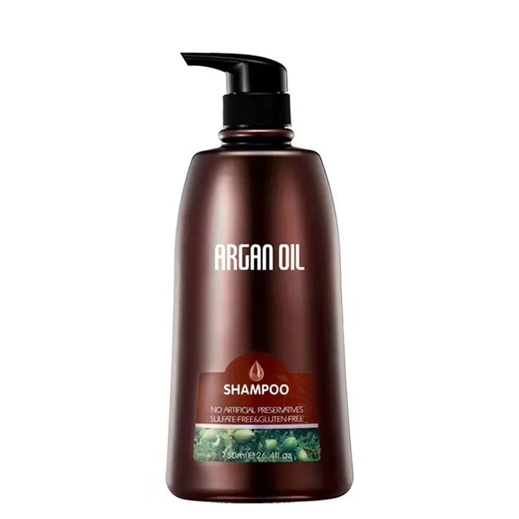 OEM / ODM частная этикетка натуральный аргановое масло уход за волосами увлажняющий шампунь для волос