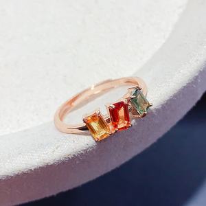 Anello in Argento 925 con Tanzanite e Opale, Gioiello Raffinato per Uso Quotidiano - Product Image 4