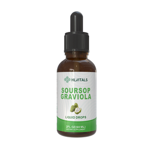 Gotas Líquidas de Guanábana Orgánica, Antioxidante Natural, Apoyo Celular, Regeneración, Refuerzo Inmunológico, Multivitamínico Enriquecido para Adultos - Product Image 1