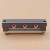 Guide-fil pour machine à tordre 650, œillet en céramique de zircone, siège métallique intérieur 100*100*100, poli miroir Ra 0.1 HRA88 SenGuang pour
