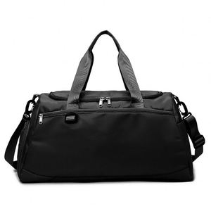 Large Capacity Waterproof Fitness Training Gym <b>Bag</b> Fashionable Zipper Portable Yoga Duffle <b>Bag</b> <b>Shoe</b> <b>Compartment</b> for Female - Product Image 1