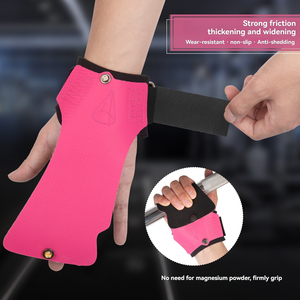 Tùy chỉnh Deadlift cao su cọ bảo vệ tay Grip không có lỗ calleras bảo vệ vật liệu PVC mỏng Non-Slip đào tạo unisex sức mạnh - Product Image 4