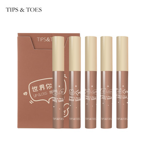 Maxfine <span class=keywords><strong>Set</strong></span> Lipstik Matte untuk Anak, <span class=keywords><strong>Set</strong></span> Lipstik Cair Matte Kualitas Tinggi 5 Potong untuk Anak - Product Image 6