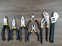 Ensemble d'outils multifonctionnels, pinces, outils à main, pinces à pompe à eau, acier au carbone, ensemble de pinces combinées