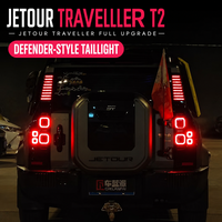 Feu arrière LED pour Jetour T2 Traveler 2023-2026 – Remplacement amélioré style Defender avec clignotant dynamique, feu stop et feu de recul