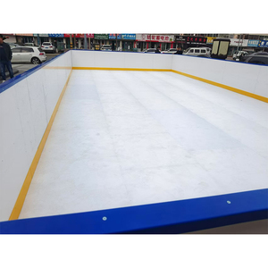 Panneaux de hockey multifonctionnels d'occasion en vente, clôture de patinoire en HDPE naturel pour la cour, panneau de protection en plastique pour patinoire, résistant aux UV - Product Image 1